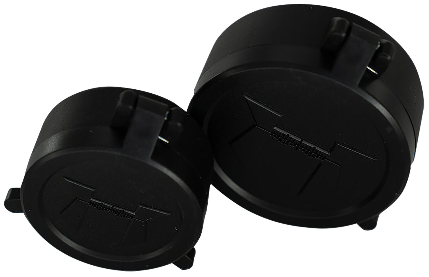 Huskemaw Optics 20SFC416 Blue Diamond Flip-Up Lens Caps 42mm Objective Black Rubber