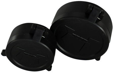 Huskemaw Optics 20SFC416 Blue Diamond Flip-Up Lens Caps 42mm Objective Black Rubber