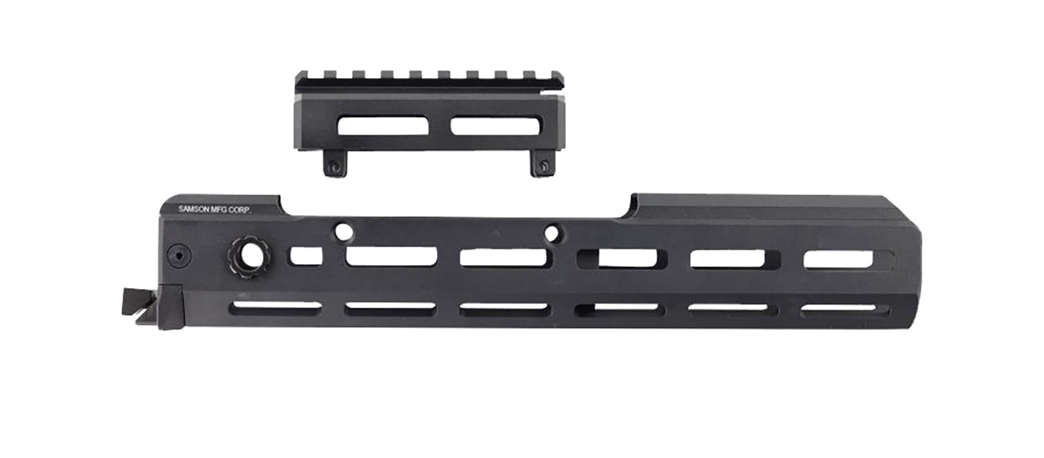 Samson 010404101 AK-47 M-LOK K-Rail Handguard QD Black Anodized 0 MOA with Top Picatinny Rail