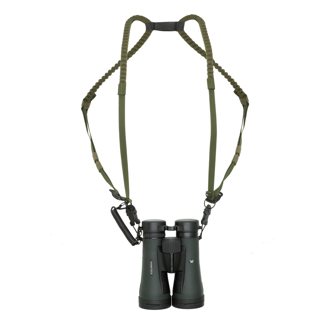 Elevation Dual Bino Harness Green/Black Multi-Wear