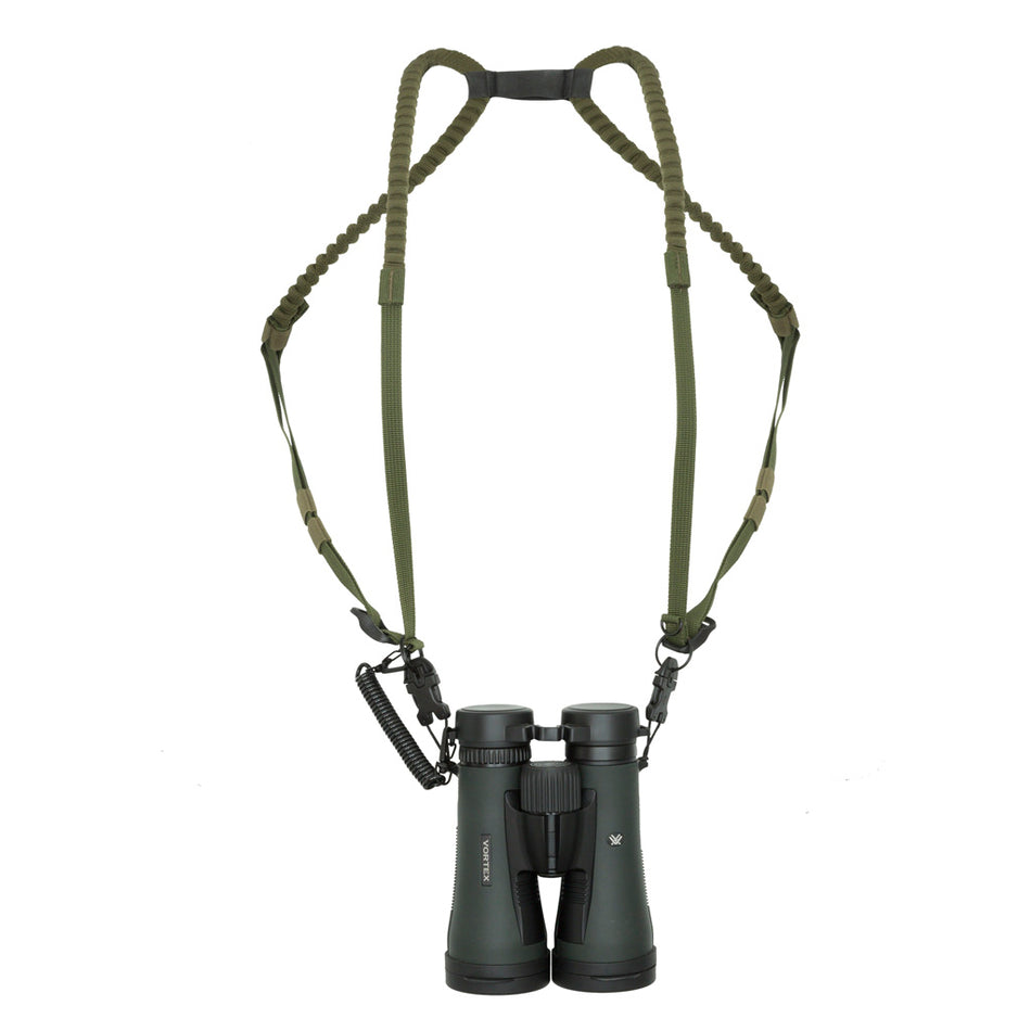 Elevation Dual Bino Harness Green/Black Multi-Wear