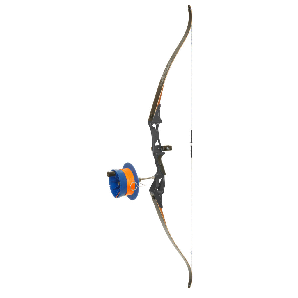 Fin Finder Bank Runner Recurve Bowfishing Package Black with Sidewinder Reel RH