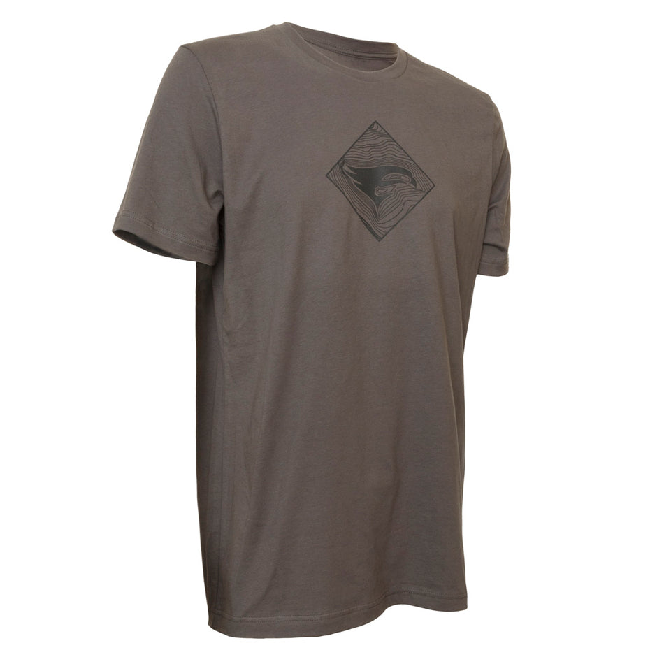 Elevation TOPO Graphic Tee Grey Medium