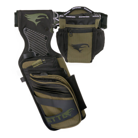 Elevation Mettle Field Quiver Package LH Ambush Green with Belt and Pouch