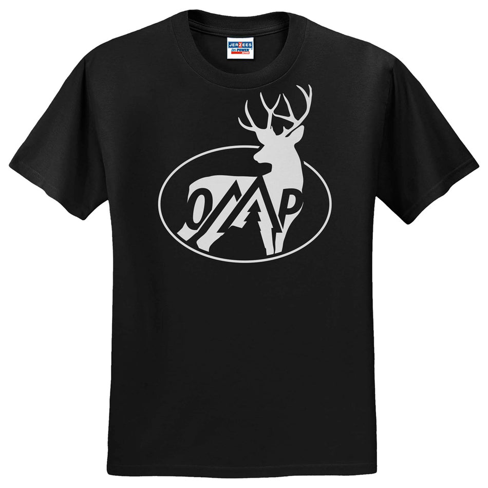 October Mountain Bucks T-Shirt Black Large