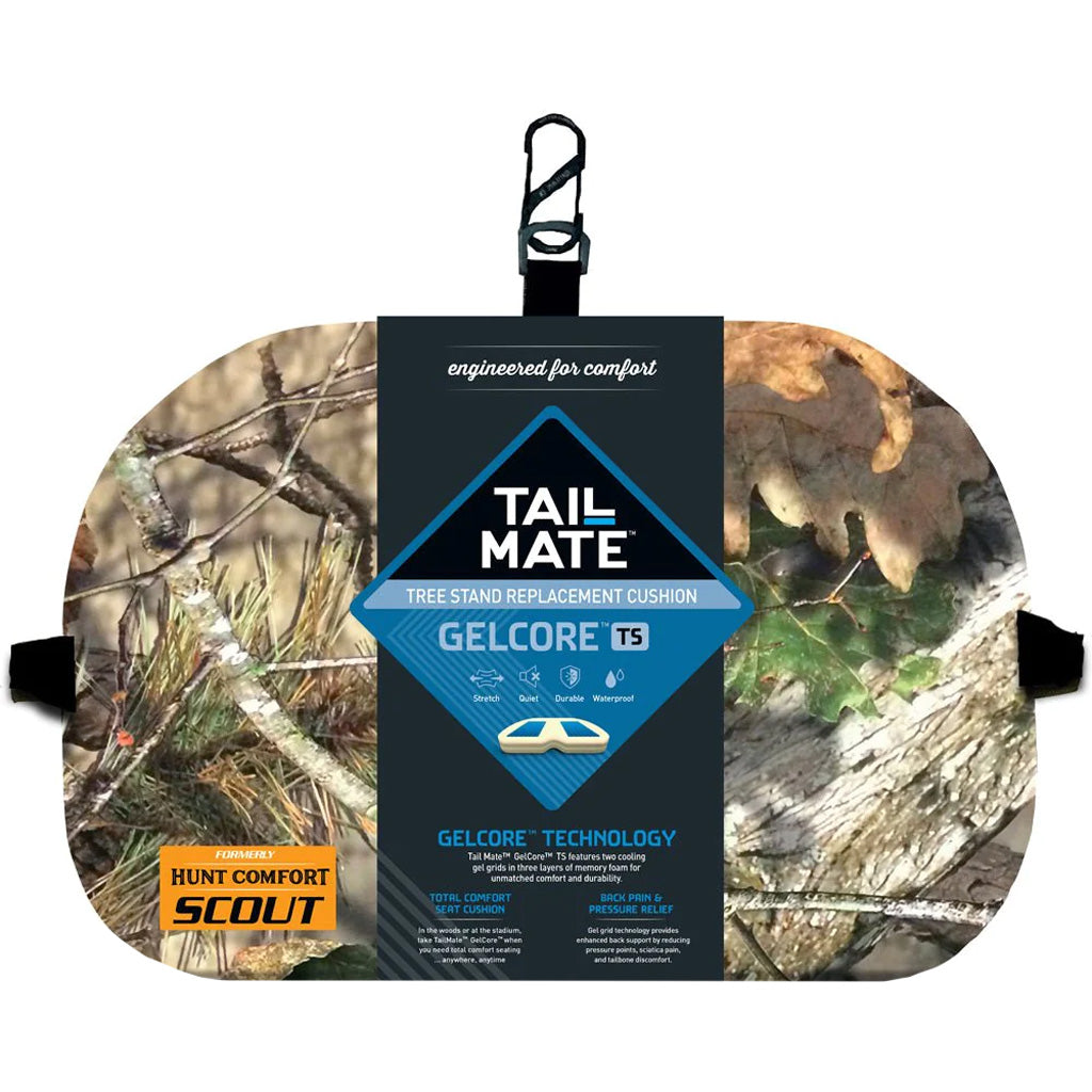 Tail Mate GelCore Memory Foam Seat Cushion Mossy Oak Camo