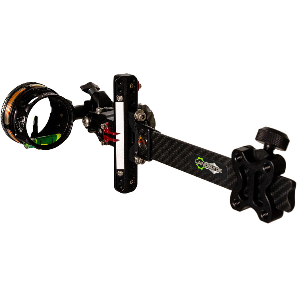 Axcel LANDSLYDE Carbon Pro Slider Bow Sight AVX-41 Scope Ranger Double Pin .019 Black