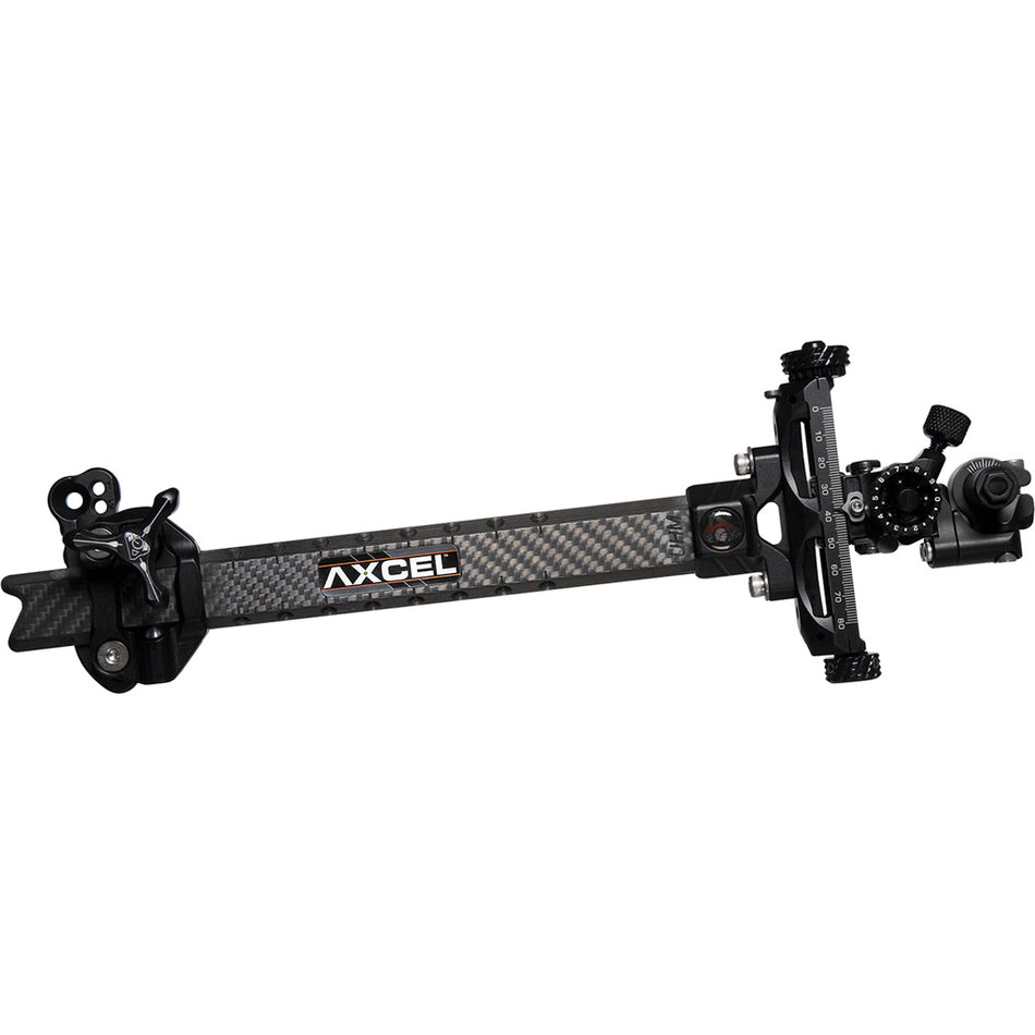 Axcel Achieve XP 1.5 Carbon Bar Compound Bow Sight 9 in. Right Hand Black