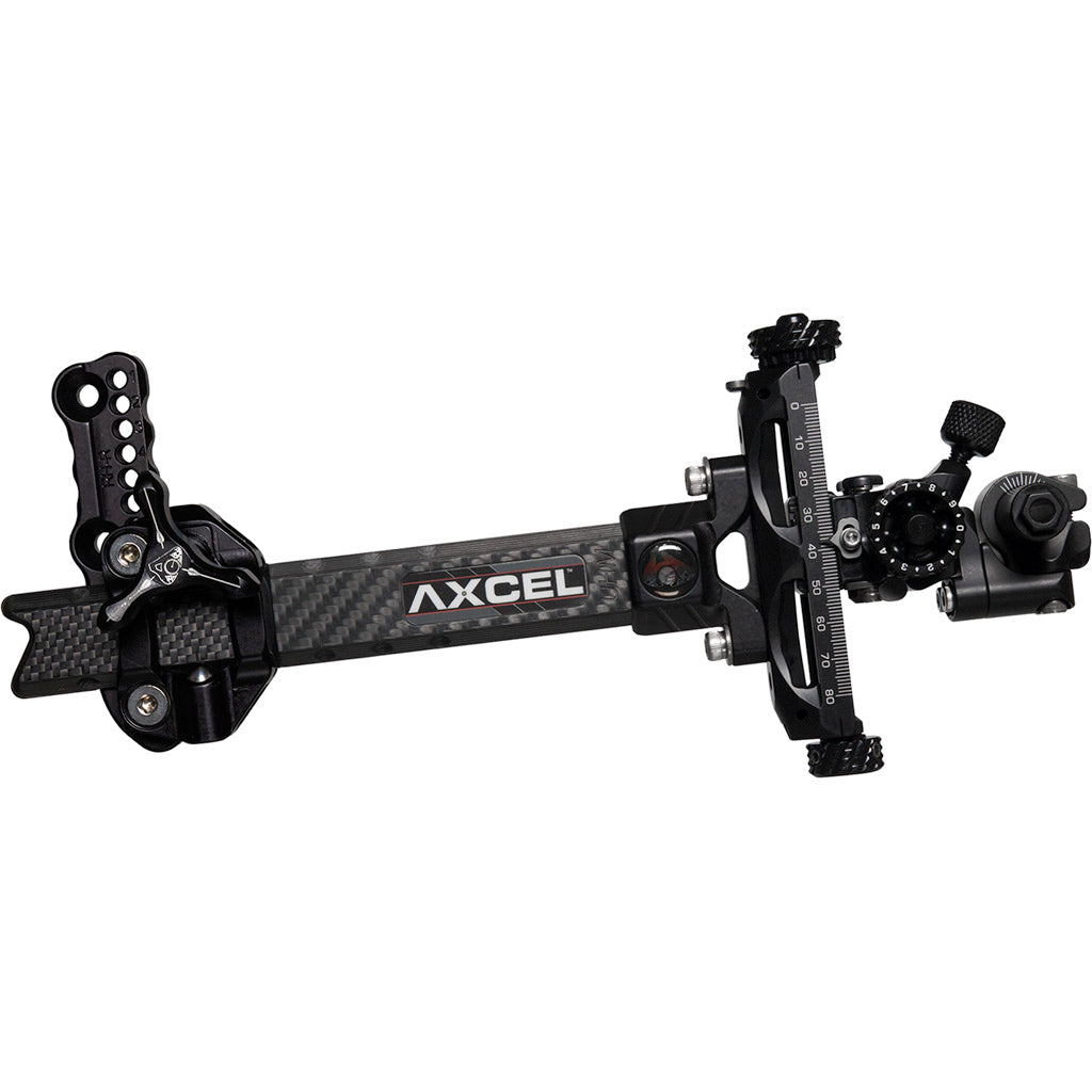 Axcel Achieve XP 2.0 Carbon Bar Compound Bow Sight 6 in. Right Hand Black