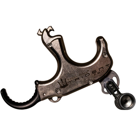 Tru Ball Trident Pro Flex Thumb Release 3 Finger Adjustable Silver Brass Medium