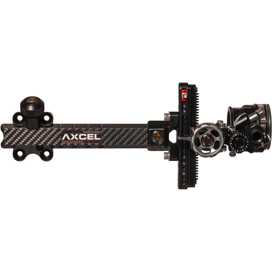 Axcel LANDSLYDE Plus Carbon Pro Slider Bow Sight AVX-31 Scope Ranger DBL Pin .010 Black