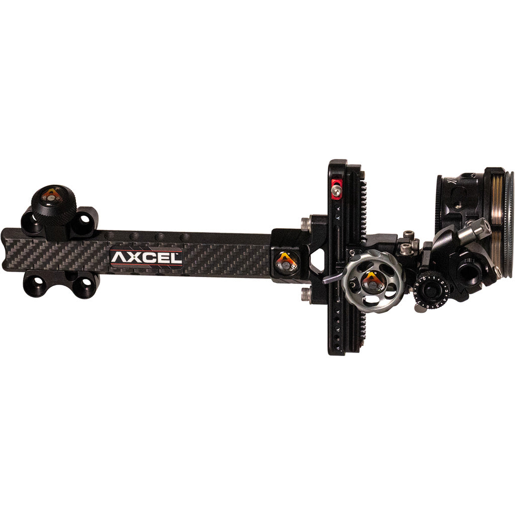 Axcel LANDSLYDE Plus Carbon Pro Slider Bow Sight AVX-41 Scope Ranger DBL Pin .010 Black