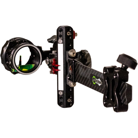 Axcel LANDSLYDE Plus Carbon Pro Slider Bow Sight AVX-31 Scope Ranger DBL Pin .019 Black
