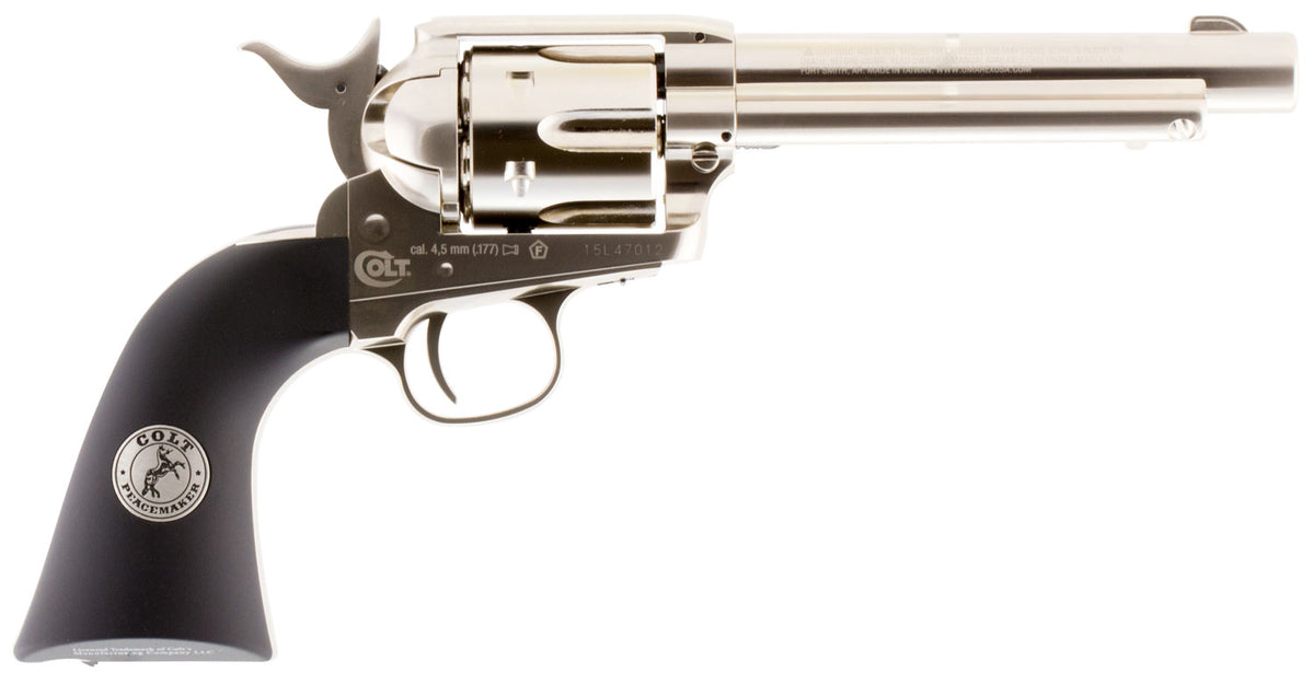 Umarex Colt Peacemaker CO2 Air Pistol .177 Pellet 6rd Single Action Nickel Frame