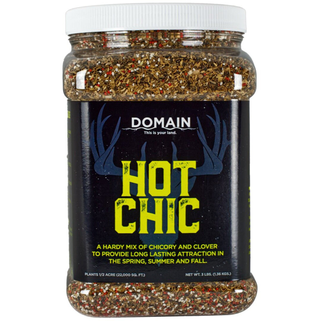 Domain Hot Chic Food Plot Seed - 1/2 Acre Chicory & Clover Mix