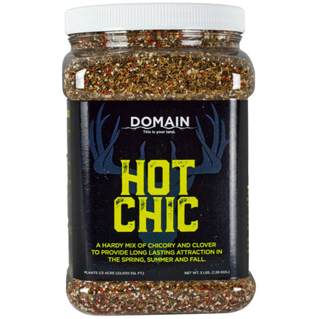 Domain Hot Chic Food Plot Seed - 1/2 Acre Chicory & Clover Mix
