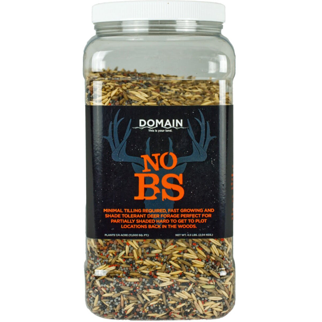 Domain No BS No-Till Food Plot Seed Mix - 1/4 Acre