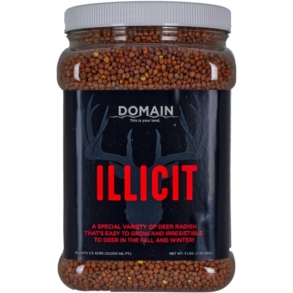 Domain Illicit Deer Radish Food Plot Seed - 1/2 Acre
