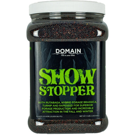 Domain Show Stopper Brassica & Turnip Food Plot Seed - 1/2 Acre
