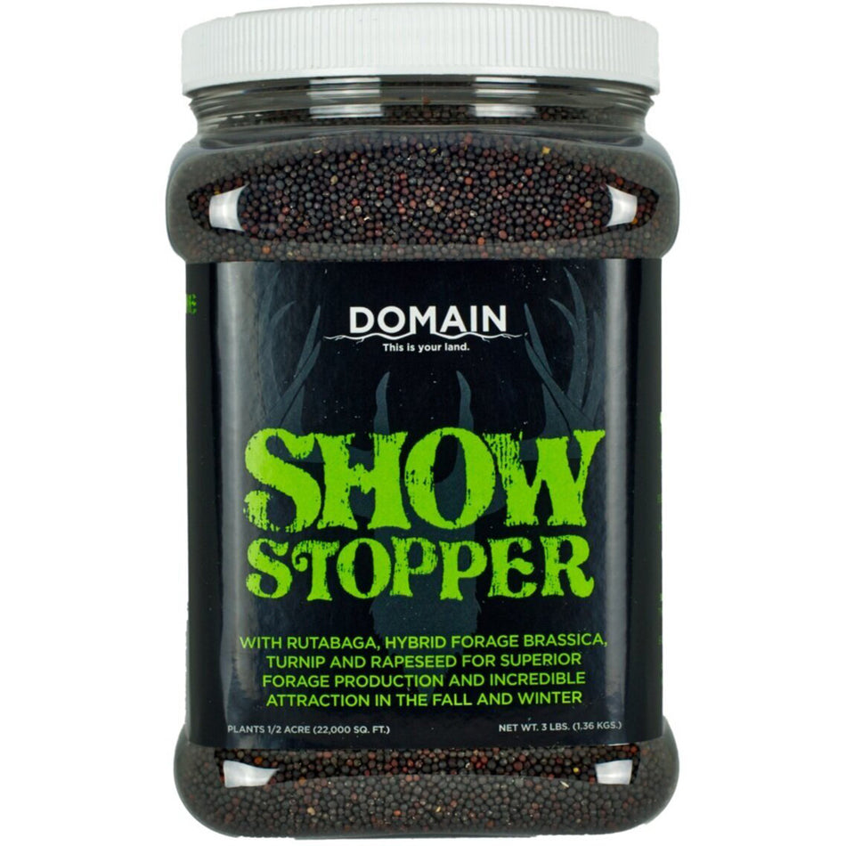 Domain Show Stopper Brassica & Turnip Food Plot Seed - 1/2 Acre