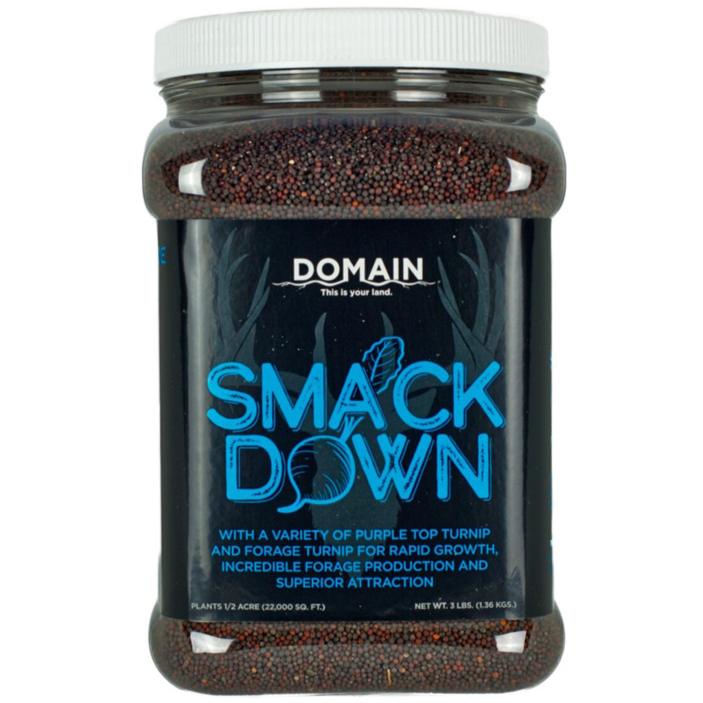 Domain Smack Down Dual Turnip Food Plot Seed - 1/2 Acre