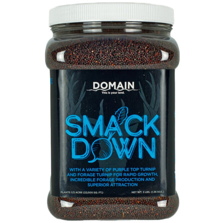 Domain Smack Down Dual Turnip Food Plot Seed - 1/2 Acre