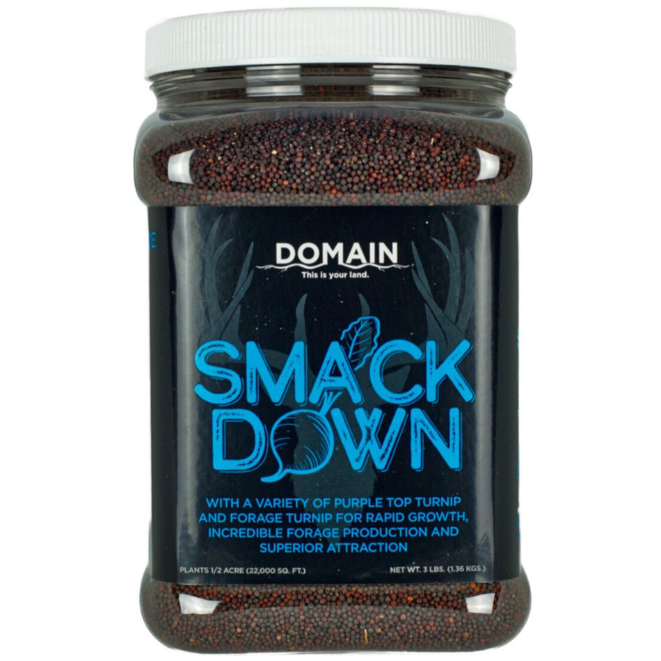 Domain Smack Down Dual Turnip Food Plot Seed - 1/2 Acre