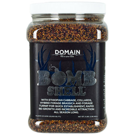 Domain Bombshell Brassica Food Plot Seed - 1/2 Acre