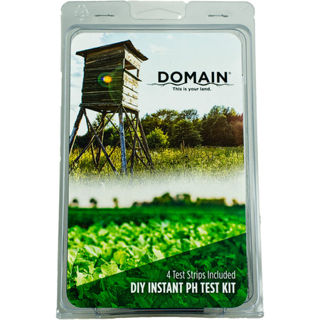 Domain Food Plot pH Test Kit - 4 Strip DIY Soil Tester