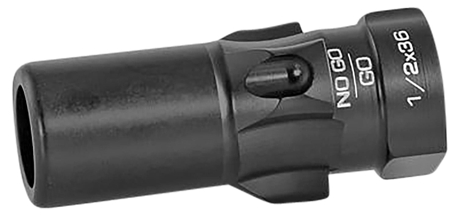 Rugged Suppressors OA005 3 Lug Adapter 9mm Luger 1/2"-36 tpi Black with Go/No Go Gauge