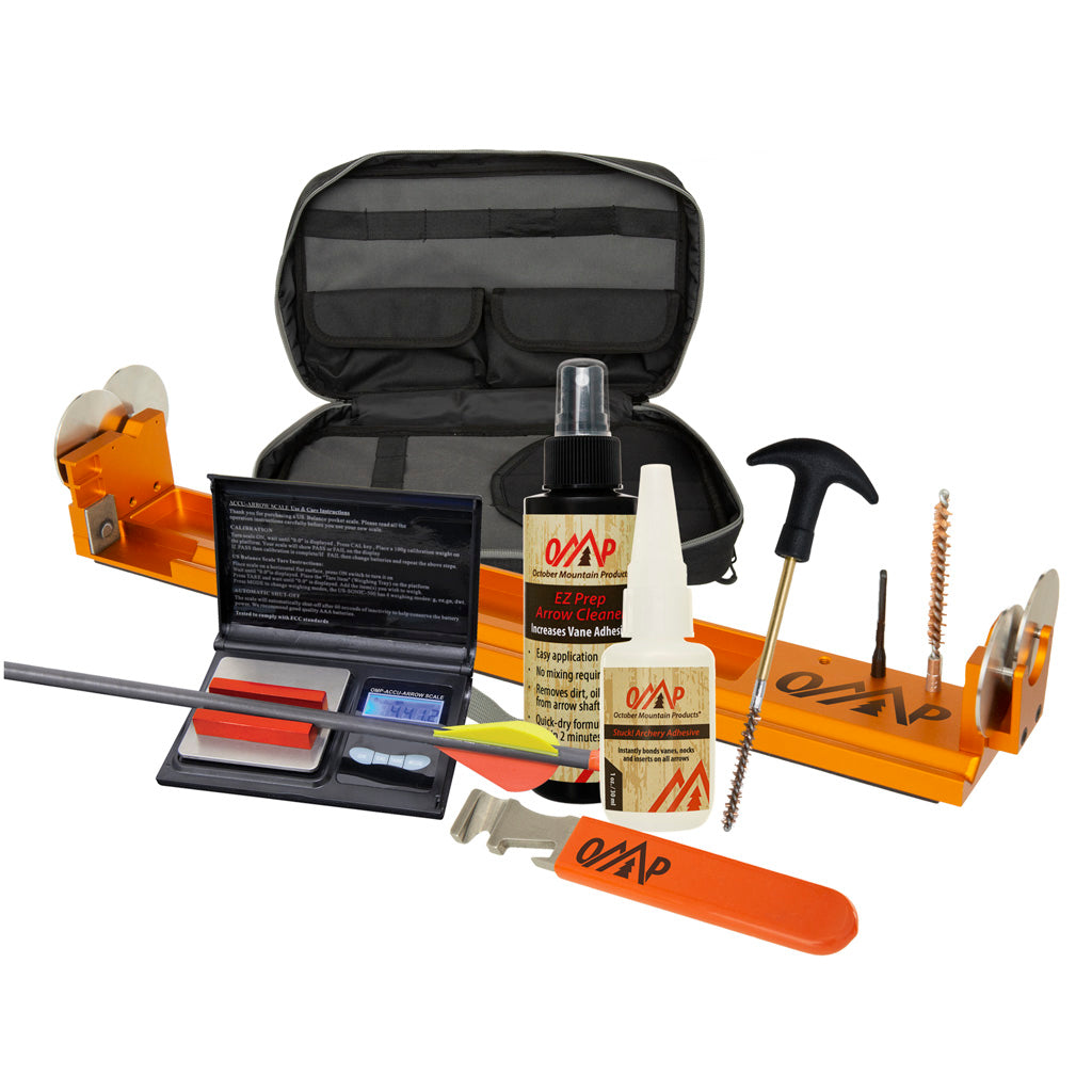 October Mountain OMP Arrow Build Kit with Tech Tool Bag