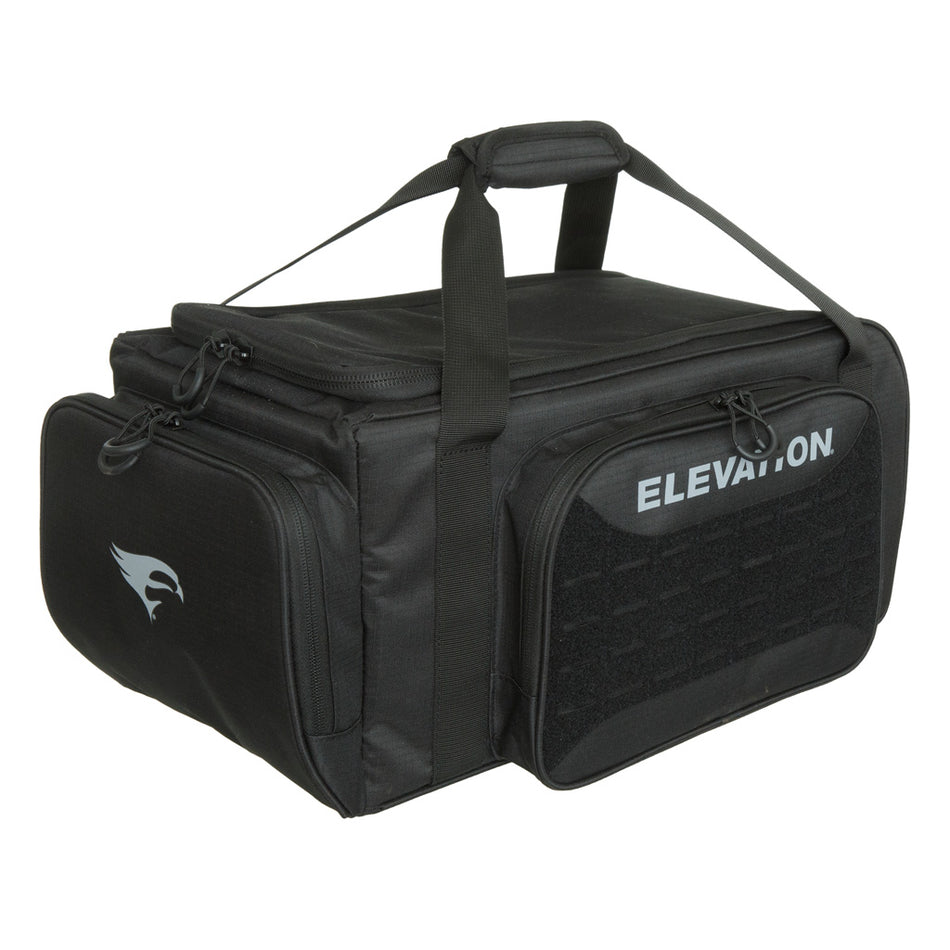 Elevation Tailwind Range Bag with Pistol Sleeve Black and Fold-out Gun Mat