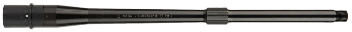 Ballistic Advantage BABL308019PQ Premium Series 308 Win 16" Threaded Hanson Midlength AR-10 Barrel Black QPQ CrMoV Steel