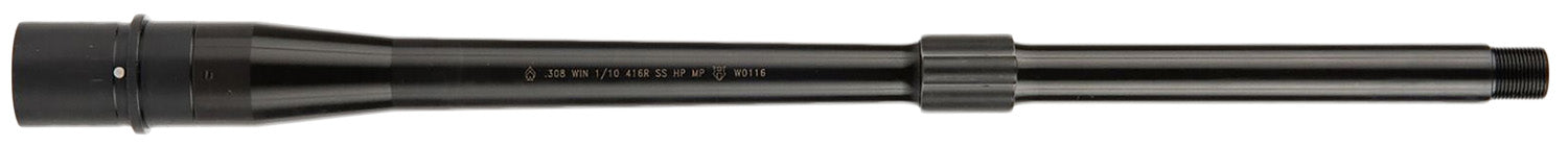 Ballistic Advantage BABL308019PQ Premium Series 308 Win 16" Threaded Hanson Midlength AR-10 Barrel Black QPQ CrMoV Steel