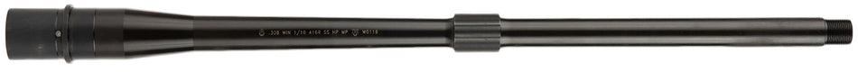 Ballistic Advantage BABL308021PQ Premium Series 308 Win 18" Threaded Hanson Profile Midlength AR-10 Barrel Black QPQ CrMoV