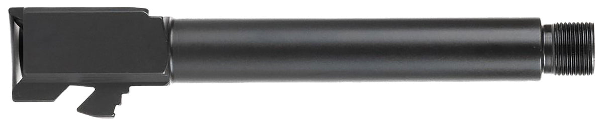 Ballistic Advantage BAPSG175T1Q Premium Series 9mm Luger Glock 17 Gen 5 Fluted Threaded Pistol Barrel Black QPQ Stainless