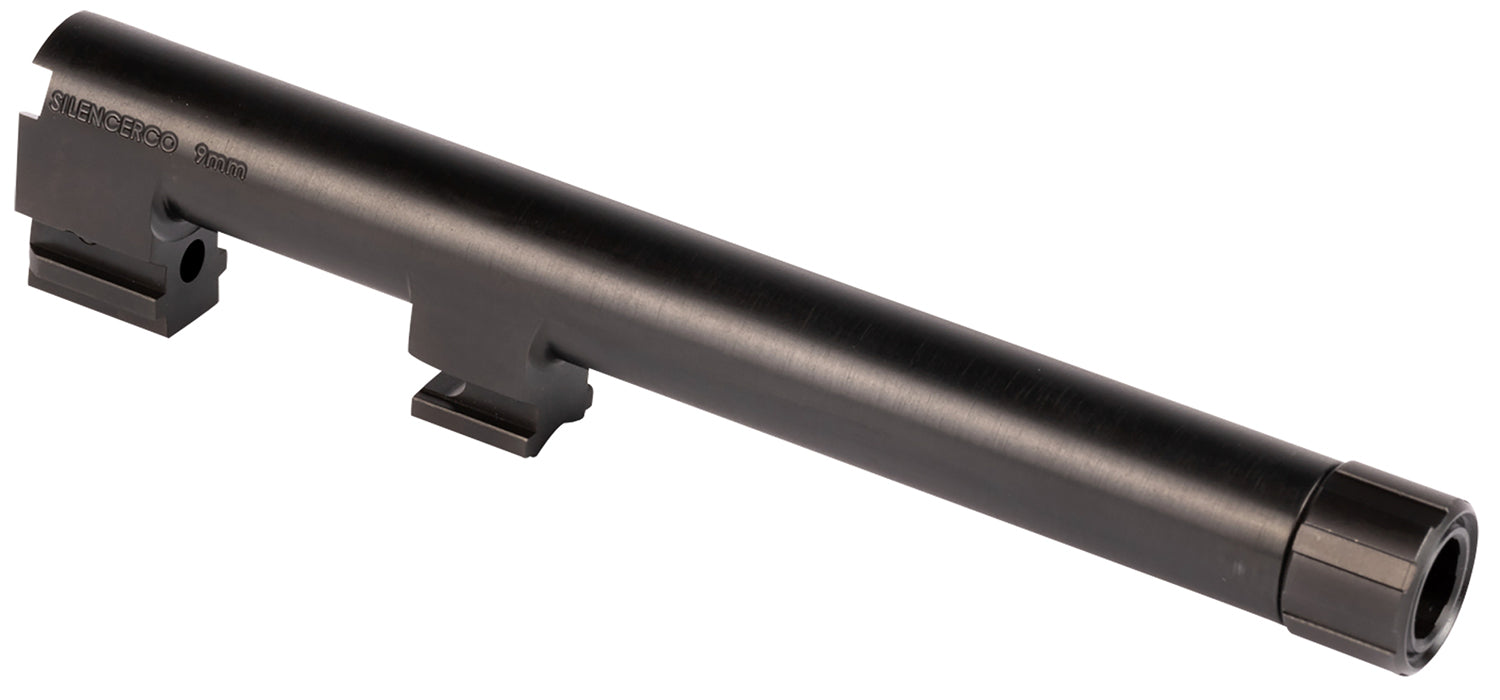 SilencerCo AC2291 Threaded Barrel 5.30" 9mm Luger, Black Nitride, Beretta 92FS/M9