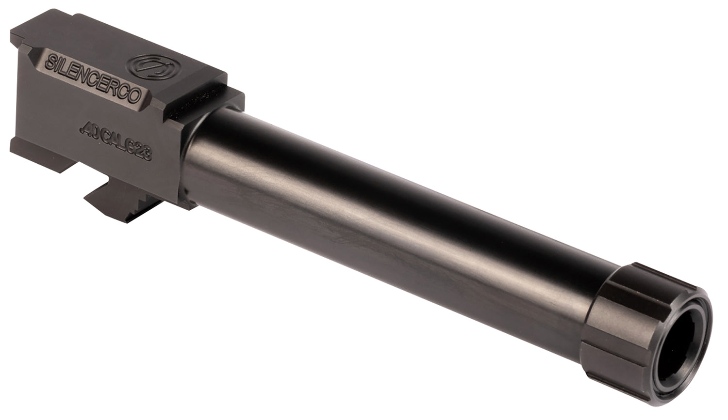 SilencerCo AC1757 Threaded Barrel 4.50" .40 S&W, Black Nitride, Fits Glock 23