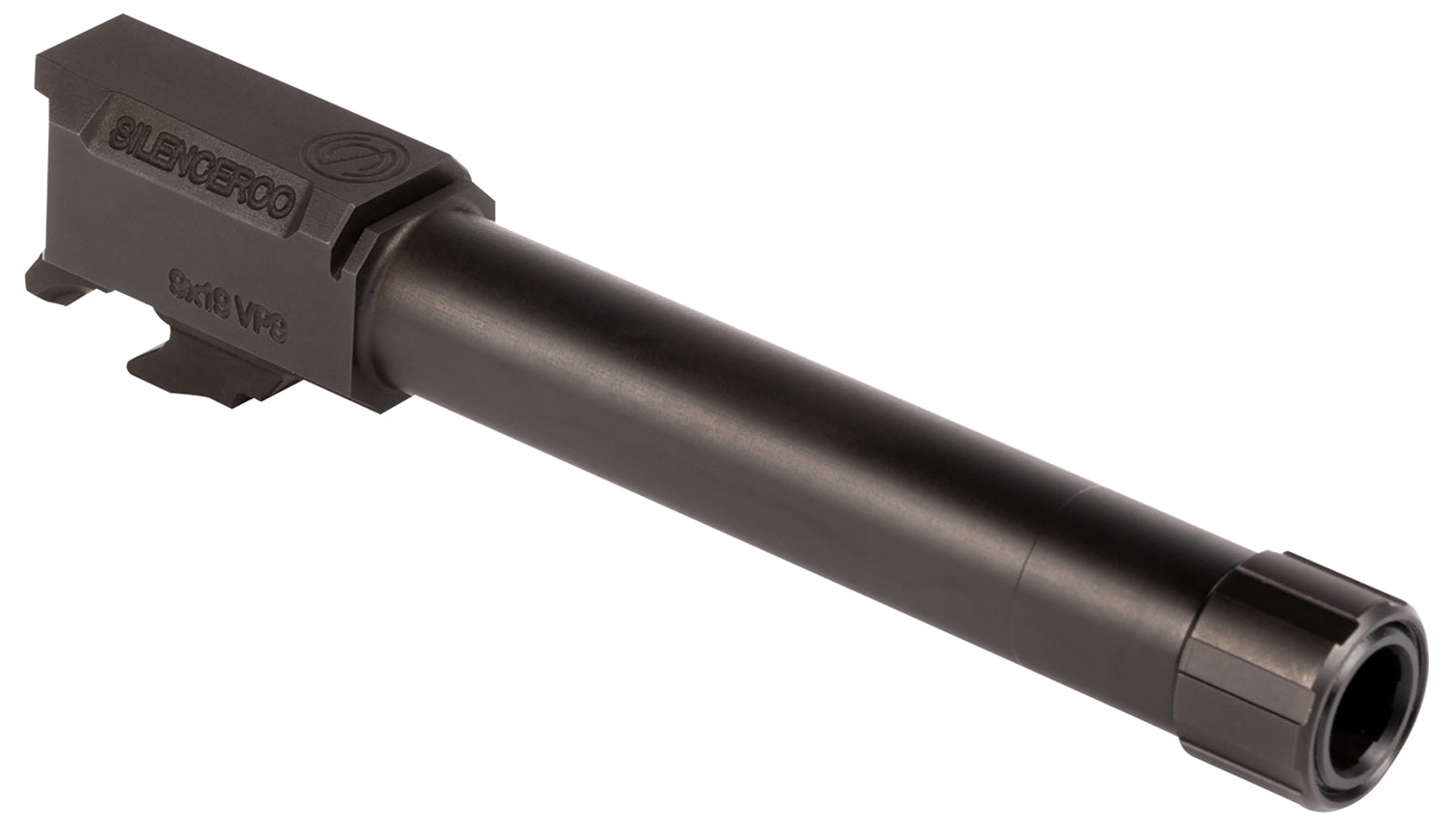 SilencerCo AC1549 Threaded Barrel 4.50" 9mm Luger, Black Nitride, Fits HK VP9