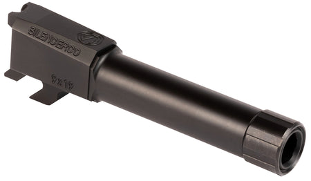 SilencerCo AC2290 Threaded Barrel 3.50" 9mm Luger, Black Nitride, S&W M&P Shield