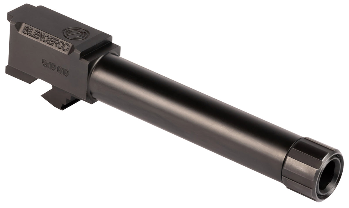 SilencerCo AC5369 Threaded Barrel 9mm Luger Black Nitride, Fits Sig Sauer P365XL
