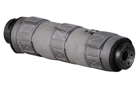SilencerCo AC1982 High Temp Suppressor Cover 7.50" Gray Nylon Heat Resistant