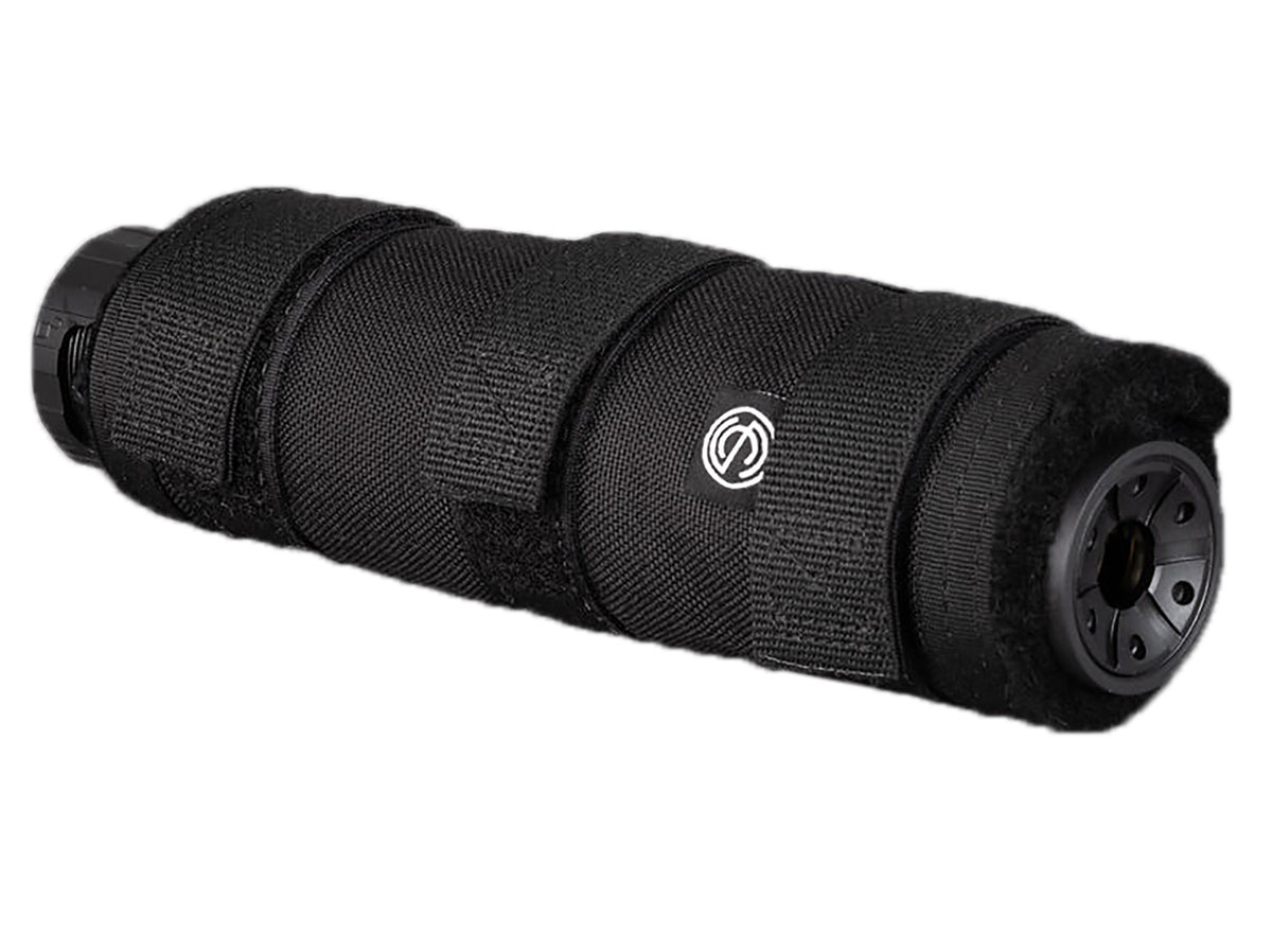 SilencerCo AC1984 High Temp Suppressor Cover 7.50" Black Nylon Heat Resistant