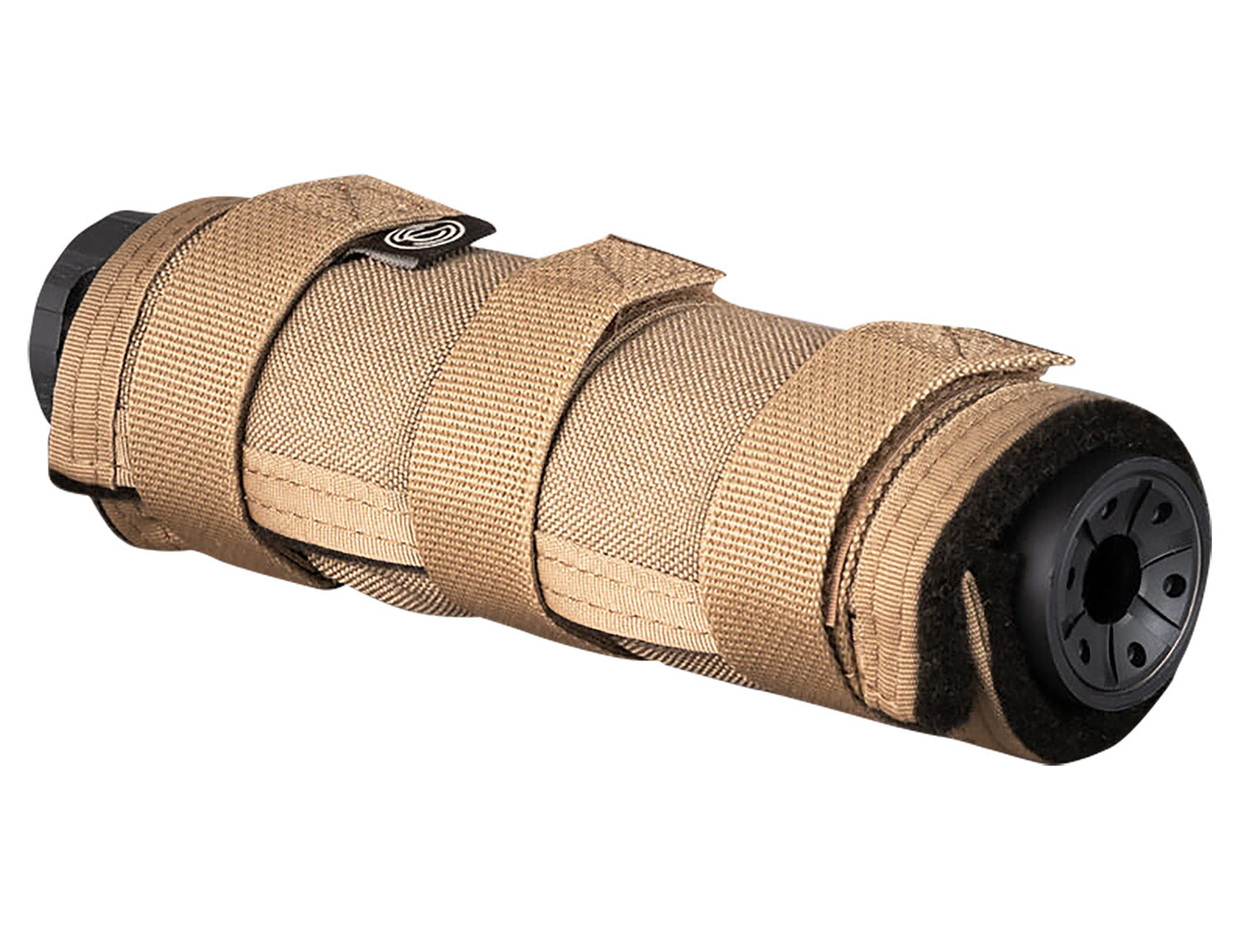 SilencerCo AC1985 High Temp Suppressor Cover 6" FDE Nylon Heat Resistant