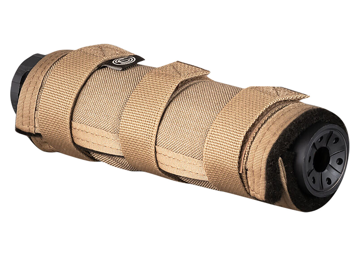 SilencerCo AC1986 High Temp Suppressor Cover 7.50" FDE Nylon Heat Resistant