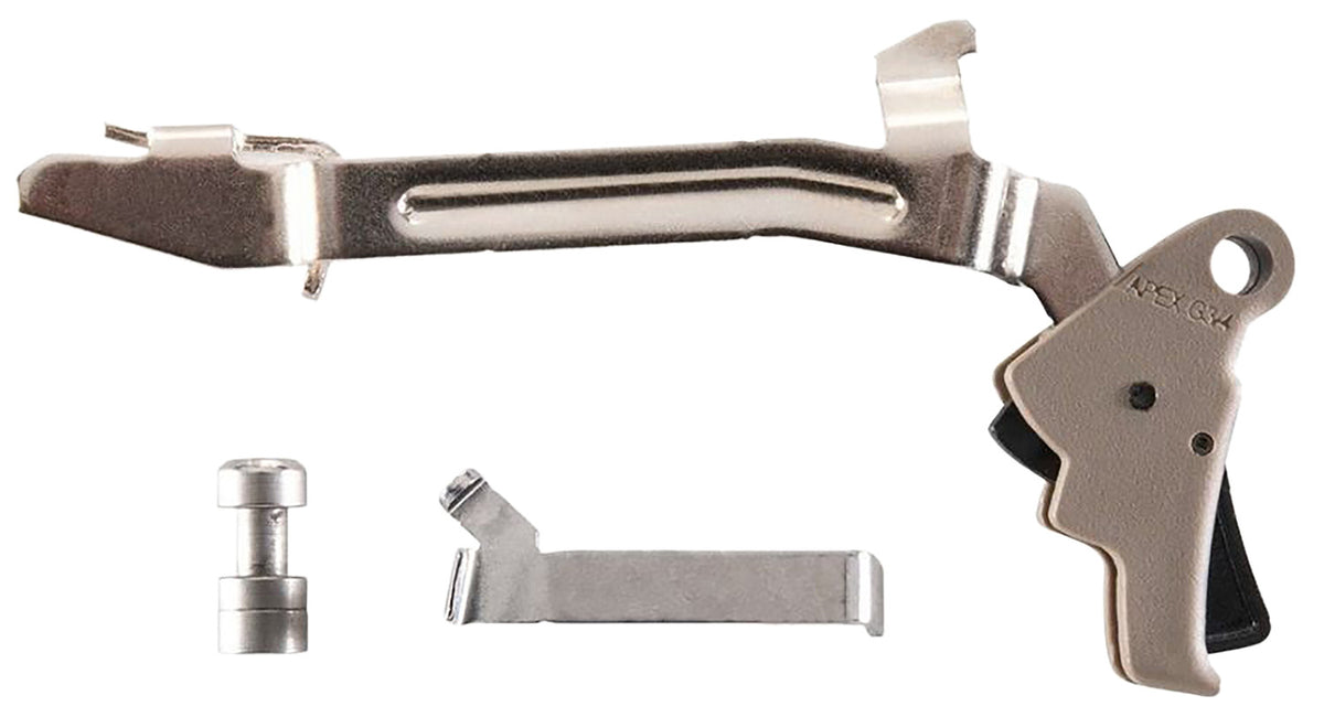 Apex Tactical 102P145 Action Enhancement Slim FDE Drop-In Trigger for Glock Gen3-4 17/19/22-27/31-35