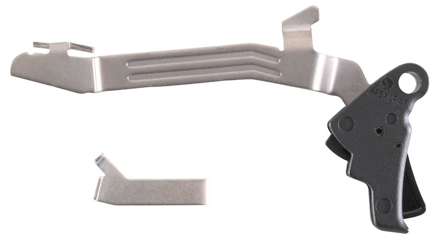 Apex Tactical 102P117BLK Polymer Action Enhancement Slim Black Drop-In Trigger for Glock 43/43X/48