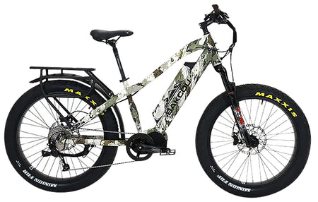Bakcou Mule Kings XK7 Electric Hunting E-Bike 18 Inch Matte Black 48V 25Ah