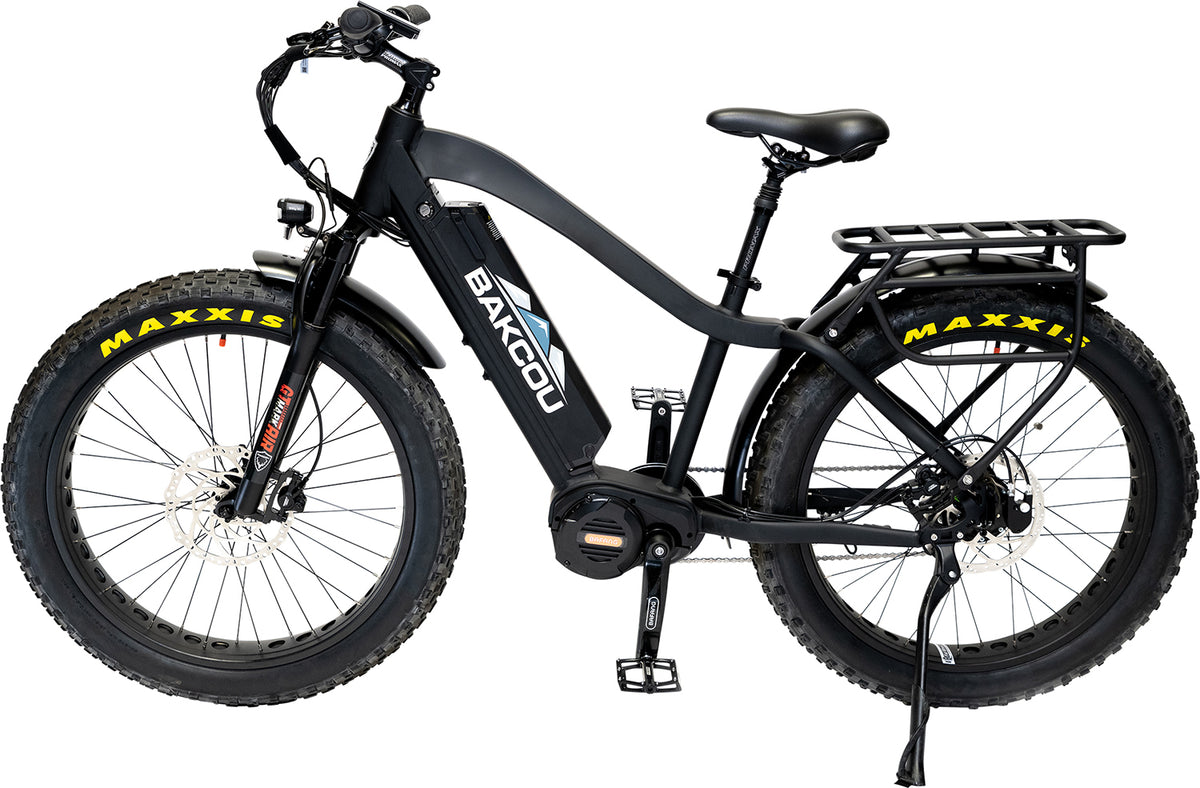 Bakcou Mule Jager Electric Hunting E-Bike Matte Black 18 In Rohloff 14-Speed Hub