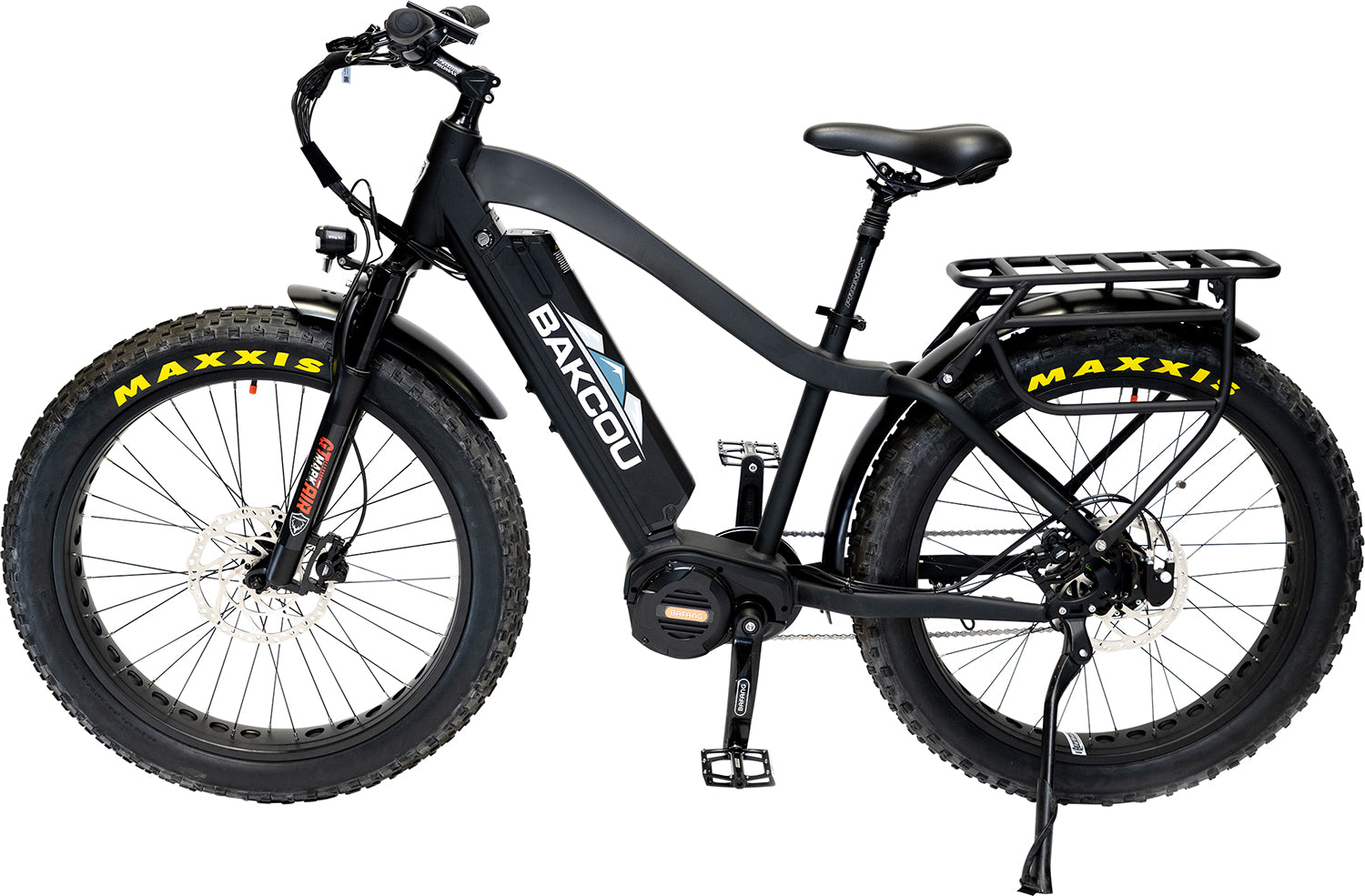 Bakcou Mule Jager Electric Hunting E-Bike Matte Black 18 In Rohloff 14-Speed Hub